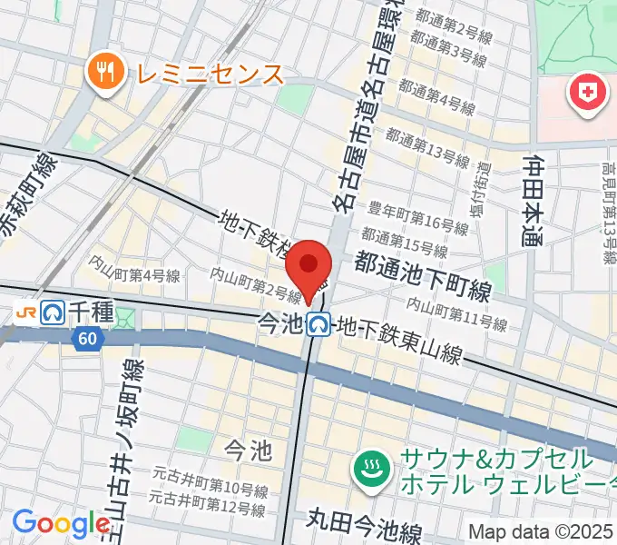 今池 南蛮家の地図