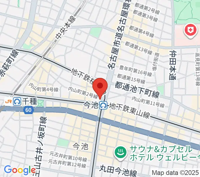 今池 南蛮家の地図