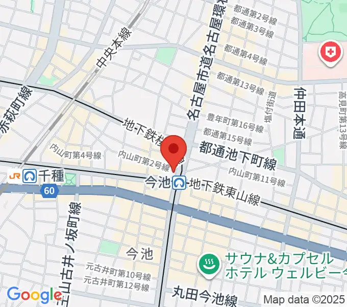 今池 南蛮家の地図