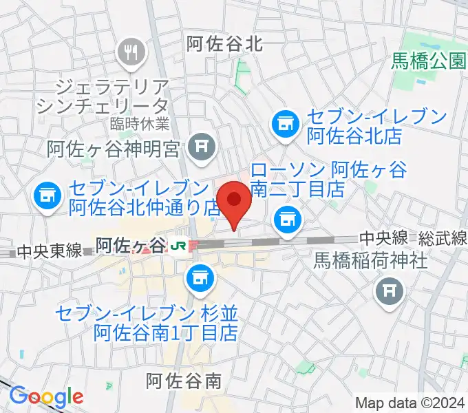 阿佐ヶ谷オイルシティの地図