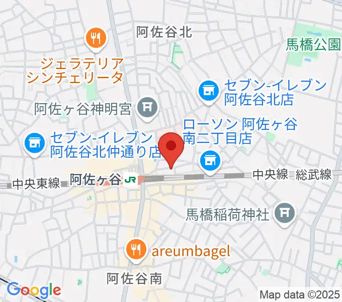 阿佐ヶ谷オイルシティの地図