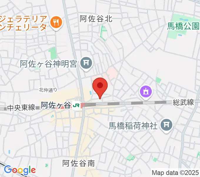 阿佐ヶ谷オイルシティの地図