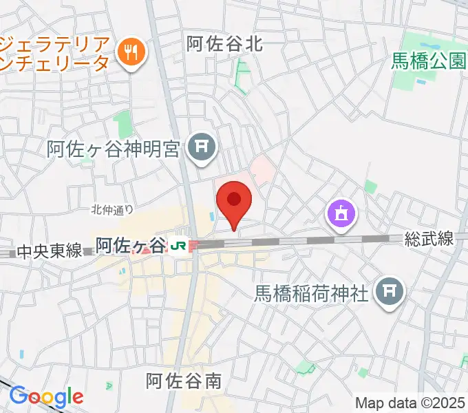阿佐ヶ谷オイルシティの地図