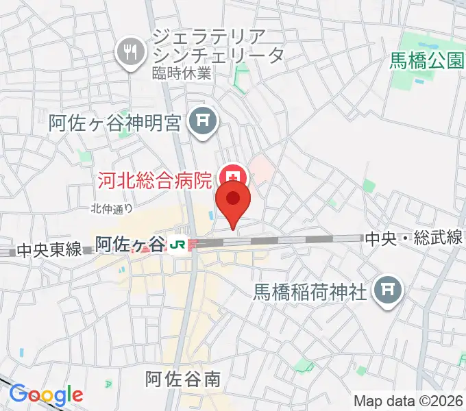 阿佐ヶ谷オイルシティの地図
