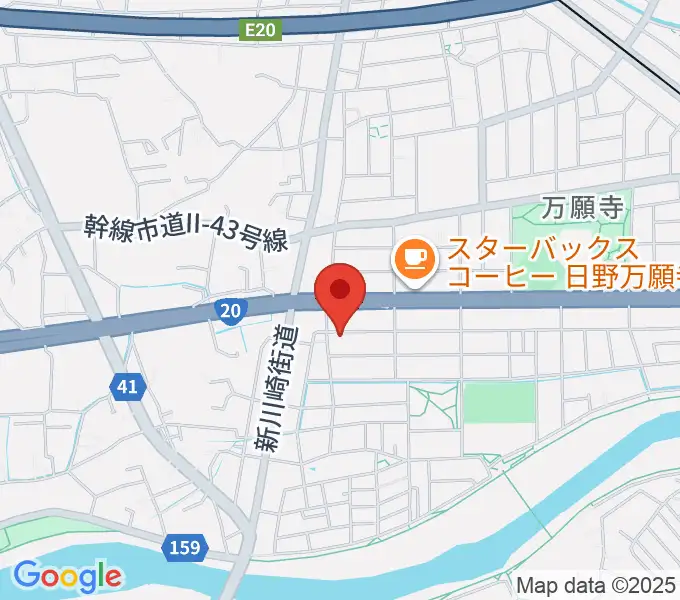 スタジオログの地図