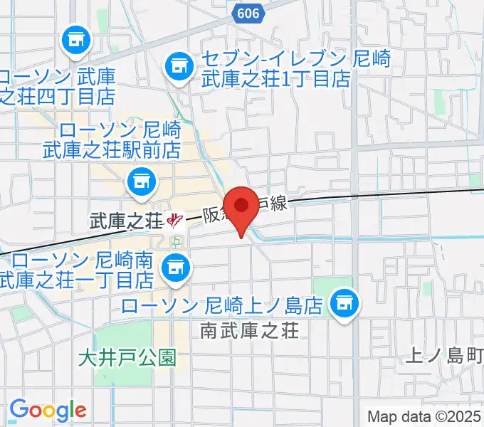 アローミュージックスクールの地図