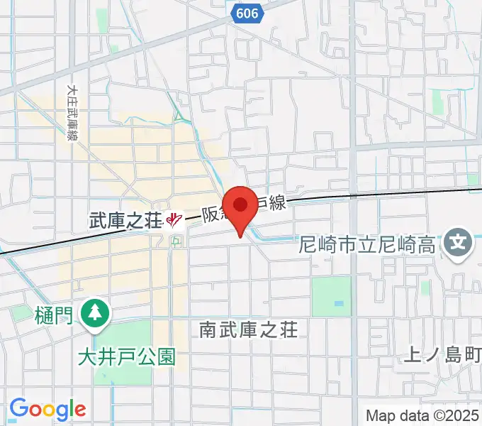 アローミュージックスクールの地図