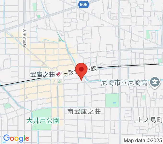 アローミュージックスクールの地図