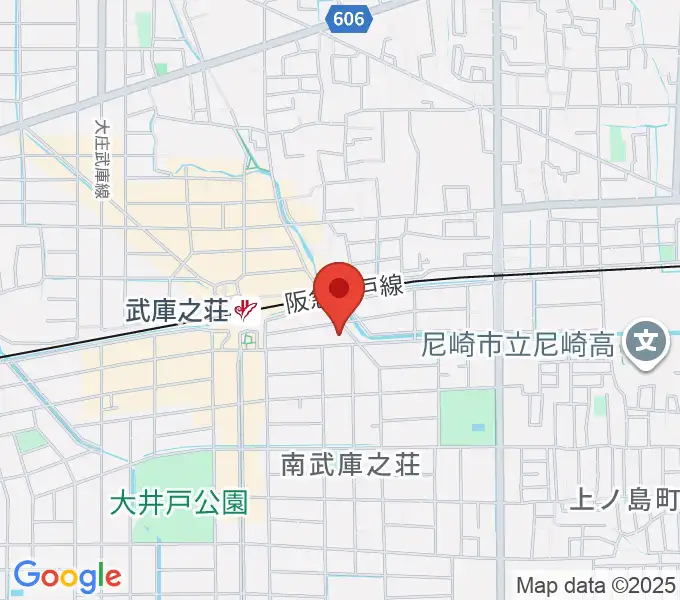 アローミュージックスクールの地図