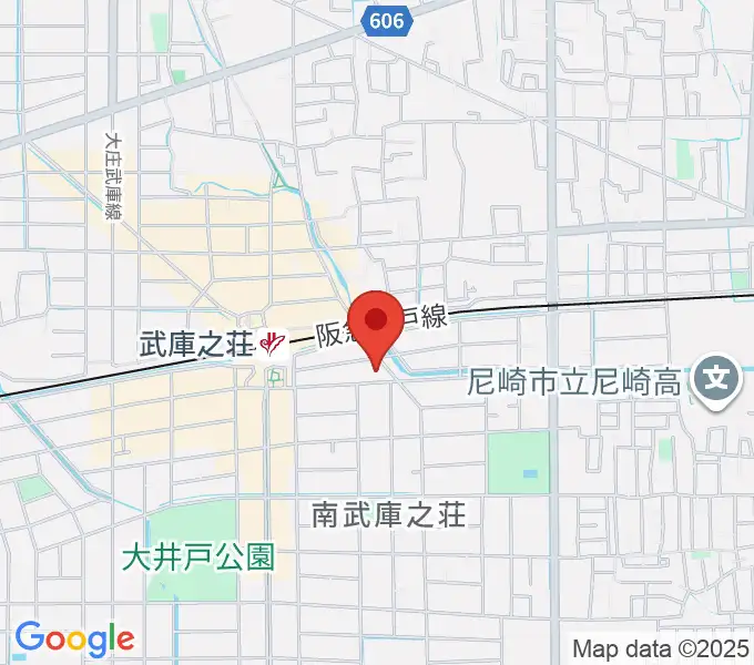 アローミュージックスクールの地図