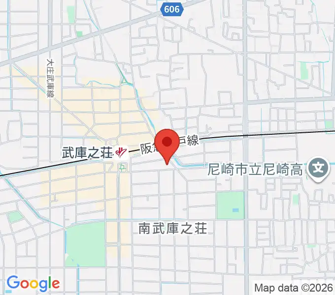 アローミュージックスクールの地図