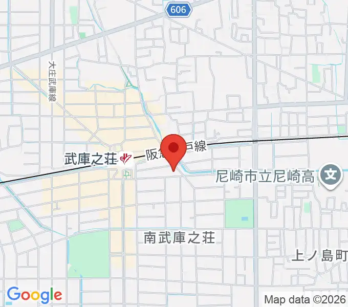 アローミュージックスクールの地図