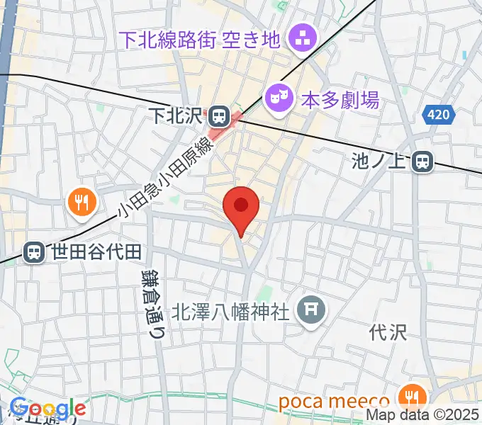 下北沢ロフトの地図