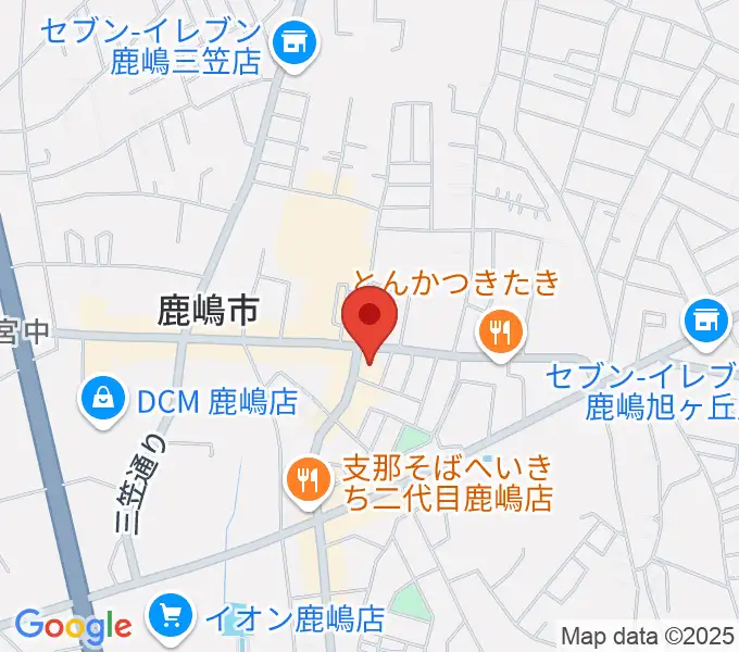 オワリヤ楽器 鹿島センターの地図