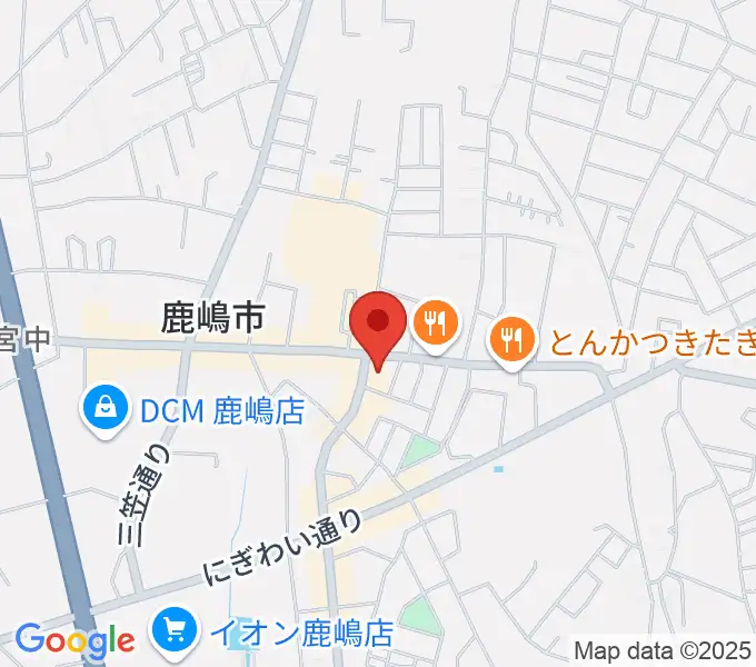 オワリヤ楽器 鹿島センターの地図