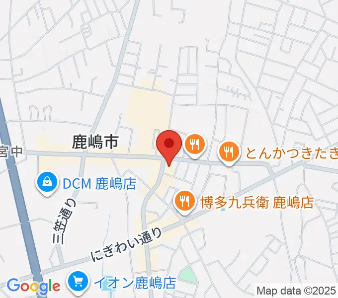 オワリヤ楽器 鹿島センターの地図