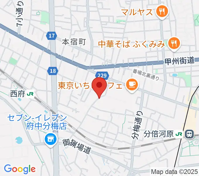 KEI音楽学院の地図