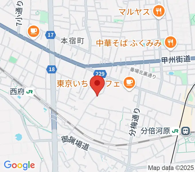 KEI音楽学院の地図
