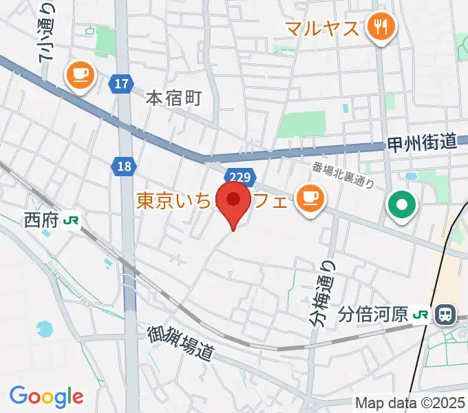 KEI音楽学院の地図