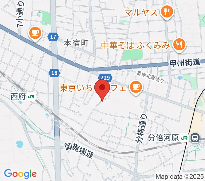 KEI音楽学院の地図