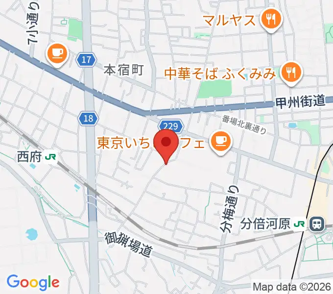 KEI音楽学院の地図