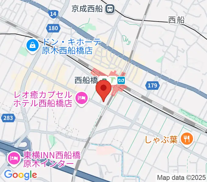 マルヤマヴァイオリンワークショップの地図