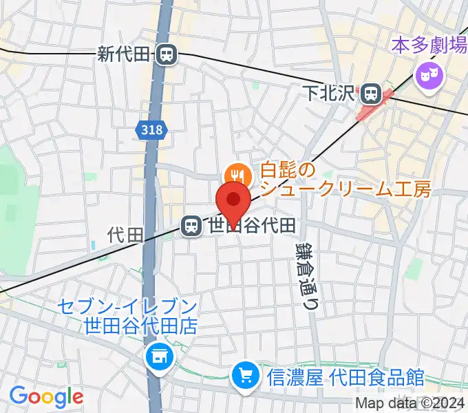 グラスホッパー・ギターズの地図