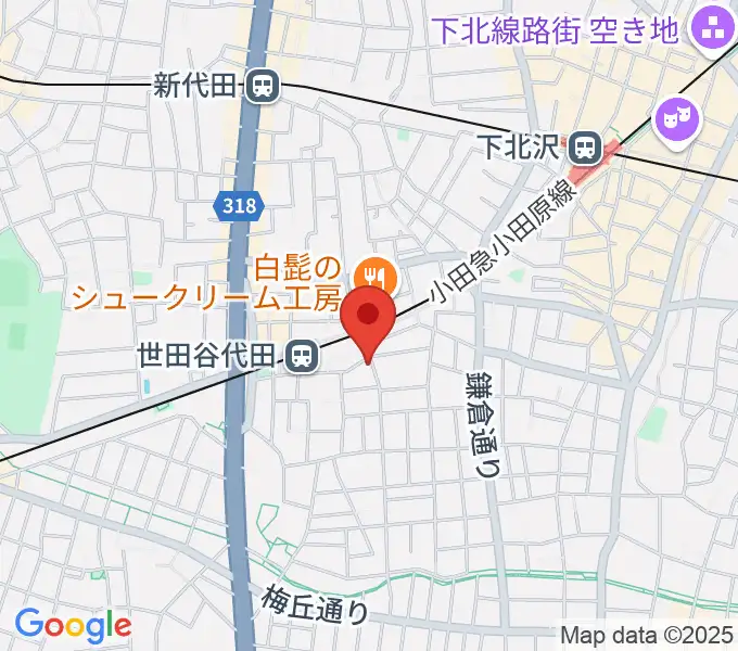 グラスホッパー・ギターズの地図