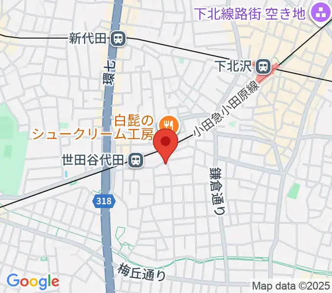 グラスホッパー・ギターズの地図