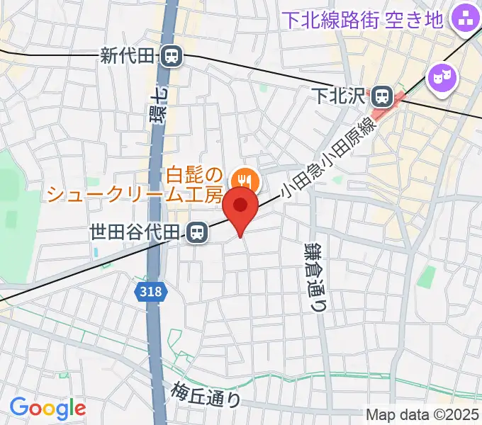 グラスホッパー・ギターズの地図