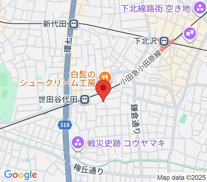 グラスホッパー・ギターズの地図