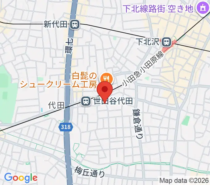 グラスホッパー・ギターズの地図