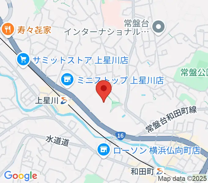 横浜ミュージックアカデミーの地図