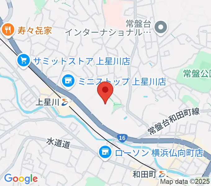 横浜ミュージックアカデミーの地図