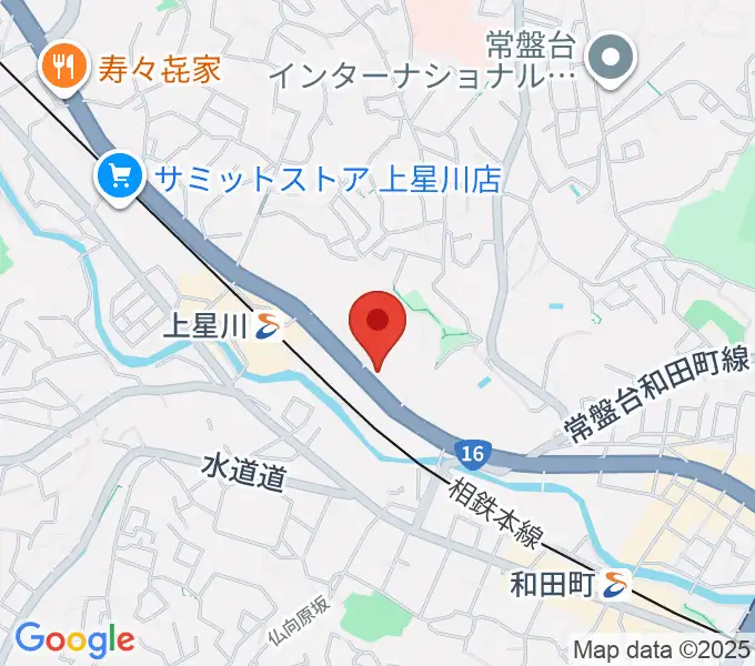 横浜ミュージックアカデミーの地図