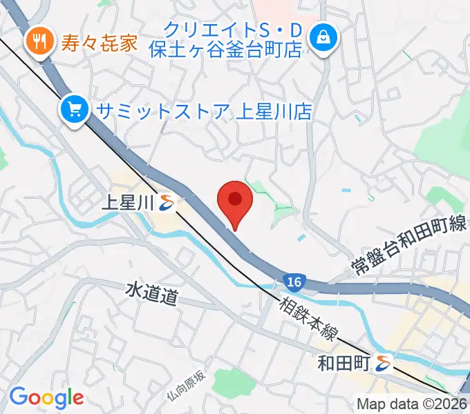 横浜ミュージックアカデミーの地図