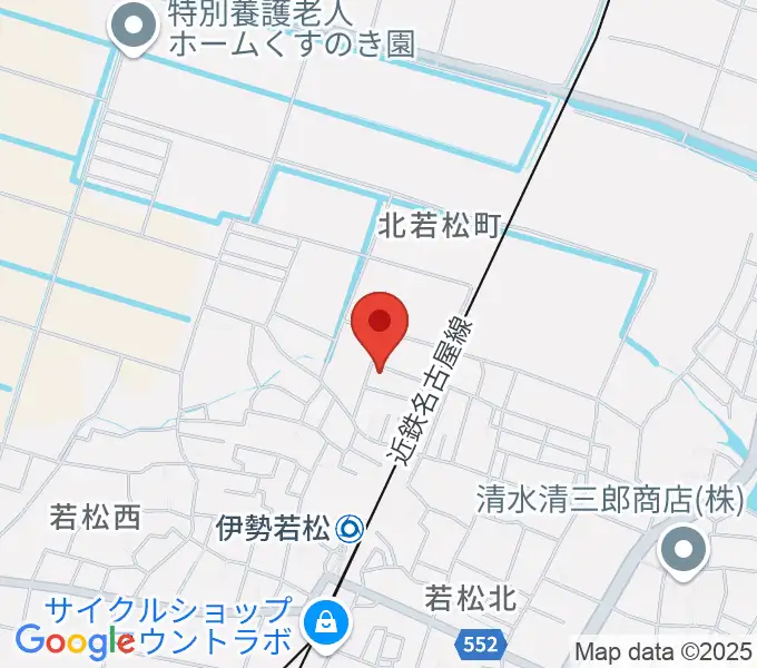 高橋ギター教室の地図