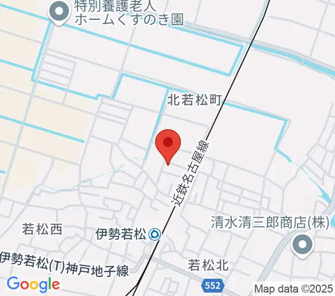 高橋ギター教室の地図