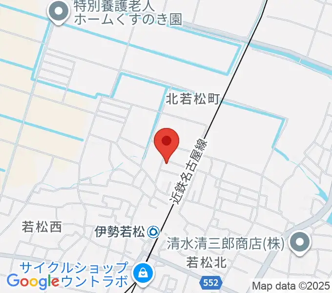 高橋ギター教室の地図