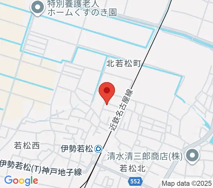 高橋ギター教室の地図
