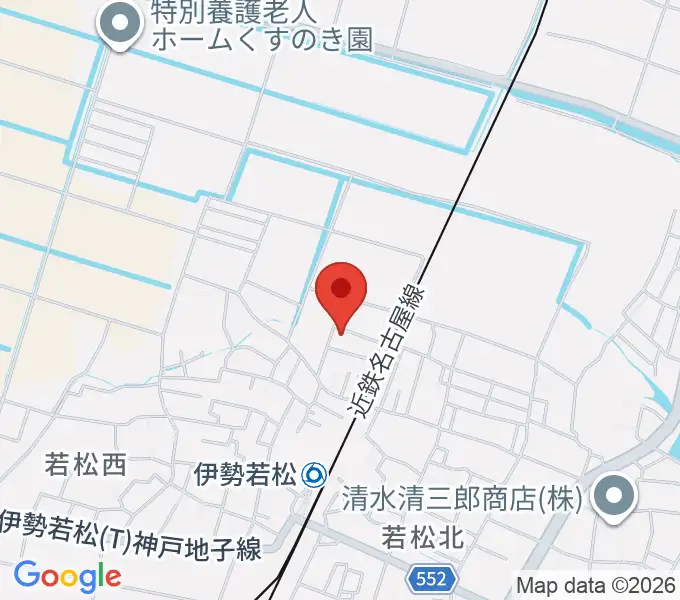 高橋ギター教室の地図
