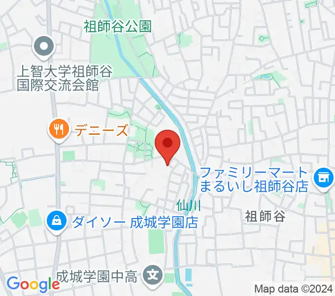 うちだようこ・なおこピアノ教室の地図