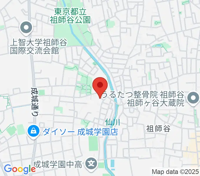 うちだようこ・なおこピアノ教室の地図