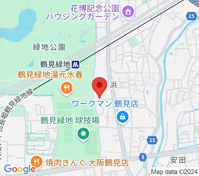 ナッジスタジオの地図