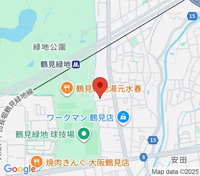 ナッジスタジオの地図