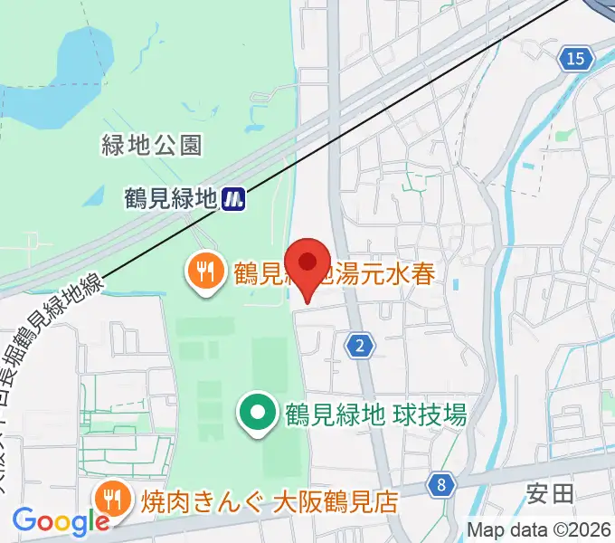 ナッジスタジオの地図