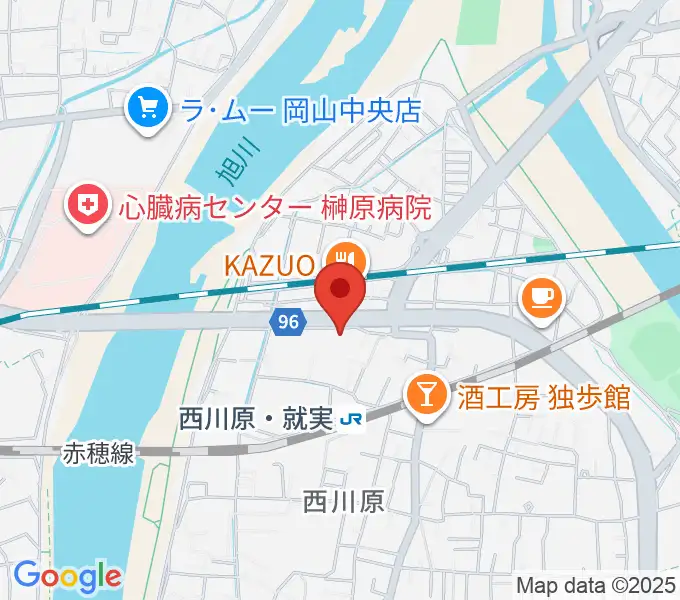 トリノス 西川原スタジオの地図