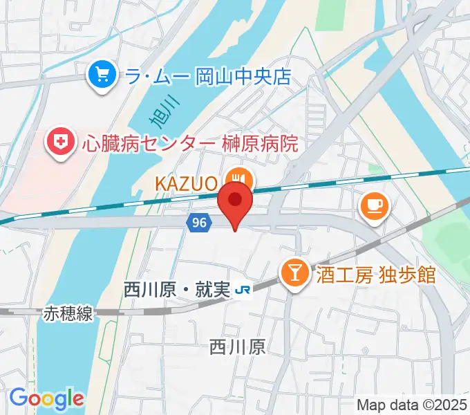 トリノス 西川原スタジオの地図