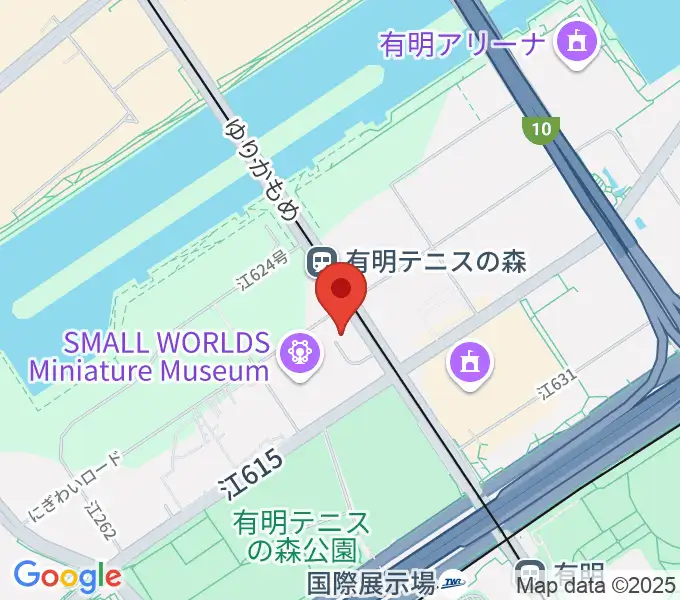 ディファ有明の地図