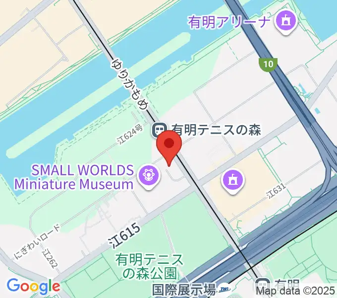 ディファ有明の地図